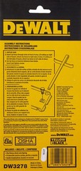 DEWALT Circular Saw Fence (DW3278) , Silver One Size,