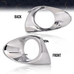 Fog Light Chrome Bezel Kit for RX350 RX450h 2013-2015 Base Model