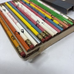 Blue Bonnet Set of 34 US United States PRESIDENTS PENCILS Advertisement Promo