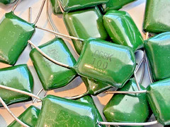 101 Pcs – .068uf @ 100V – 2A683K – MYLAR FILM – TONE/STOMP BOX /PEDAL MODS #55