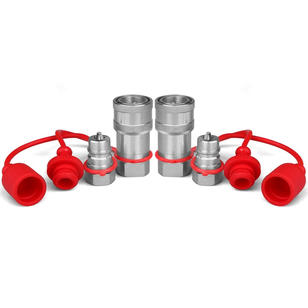 1/4″ Npt Iso 7241-B Hydraulic Quick Connect Couplers/couplings W/dust