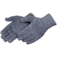 300 PAIR GRAY STRING KNIT WORK GLOVES 60% COTTON 40% POLYESTER NEW GREY CASE LOT