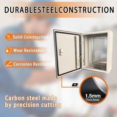 10x8x6” Carbon Steel Electrical Enclosure Junction Box,IP66