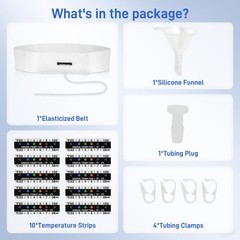 Besilo Urine Test Complete Kit – 2 to 4 oz Concealed Sample Bag with White