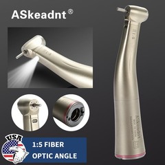 Dental 1:5 Increasing LED Fiber Optic Contra Angle Handpiece for NSK Ti-Max X95L