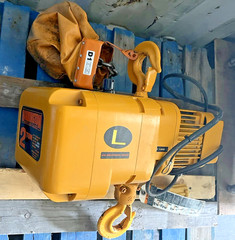 Harrington ER020L 2 Ton 4000LB Electric Chain Hoist 230/460V 3Ph 14 FPM