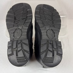 Haix Airpower R8 Mens Black Leather Front Zip Safety Work Boots 7.5W Womens 9.5
