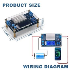 Adjustable DC Buck Converter 1.2V32V 12A Power Supply for Solar, RV, Golf Cart