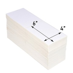 ZEBRA / ELTRON 4×6 (4″ x 6″) Direct Thermal Fanfold Labels – (1) Stack of 2000