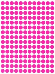 Royal Green 8mm Color Coding Dot Stickers – Multi-Color Round 2700, Neon-pink