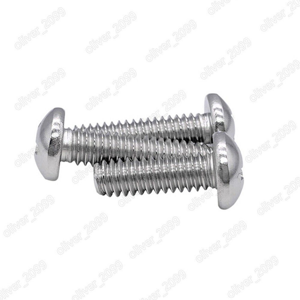 304 Stainless Steel Phillips Cross Pan Head Machine Screws 10# 12# 1/4 5/16 3/8