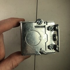 Thomas & Betts 51 Galvanized Steel 1-Gang Gangable Switch Box 2 Inch x 3 Inch…
