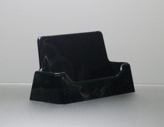 10 Black Acrylic Business Card Holders