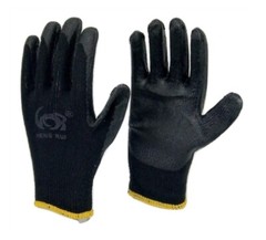 240 pairs latex rubber coated cotton work glove better grip Hand protection