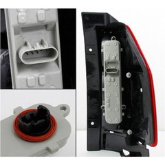2pcs Tail Light Clear Lens Dark Red Housing L/R GMC Envoy XL 02 Denali 05-06