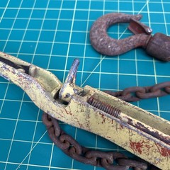 CM Columbus Mckinnon 640 Series USA Manual Lever Chain Hoist 3/4 ton SHOWS WEAR
