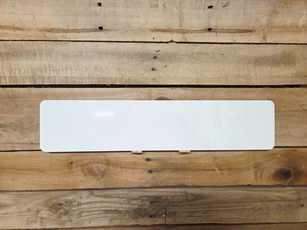 1 European License Plate Blank, For sublimation, white front, .025″ thick