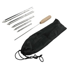 6 Size Rope Splicing Tool Kit With Lacing Needle For Easy Rope Connection