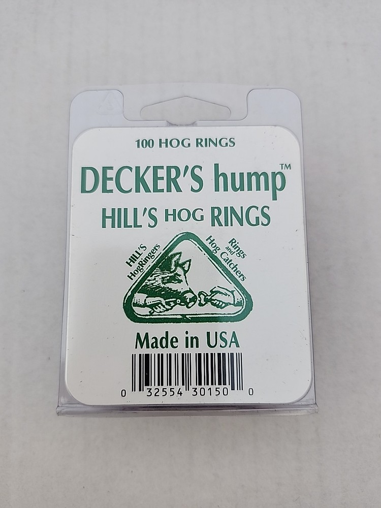 Decker Hill’s Steel Hog Ring (100-Pack) #3 Decker Hill’s #3 032554301500 Steel