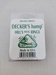 Decker Hill’s Steel Hog Ring (100-Pack) #3 Decker Hill’s #3 032554301500 Steel