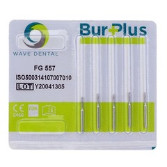 Wave Dental Carbide Bur Friction Grip FG Round 557 330 For High Speed Handpiece