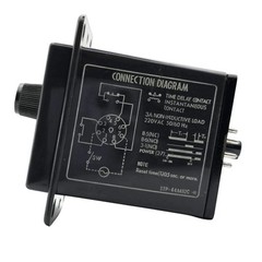 Omron STPMYHJG 30 Min Timer Relay – 208V 60Hz, Adjustable Delay, 8-Pin Octal