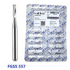 10-100 Dental Carbide Burs FG SS 557 Short Shank Bits for High Speed Handpiece