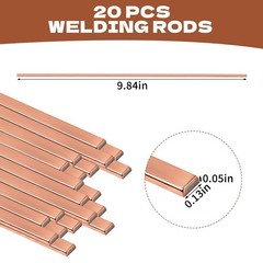 20 Sticks Brazing Rods BCuP-5 15% Silver Solder Copper Phosphor Bronze