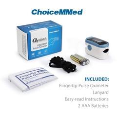 ChoiceMMed Fingertip Pulse Oximeter MD300 C29 OLED Colour Display – Adults Kids