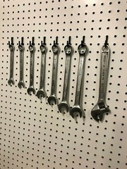 Plastic Pegboard Hooks Lowercase j-Hooks for peg boards 100 pieces MADE IN USA