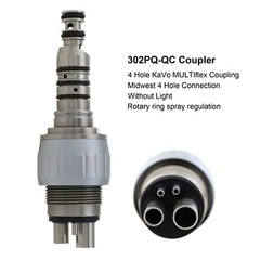 Fit KaVo MULTIflex LUX Coupler 4 6 Hole Dental Handpiece Fiber Optic LED Swivel