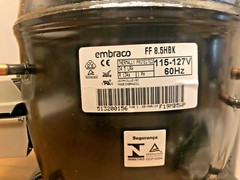 Tecumseh AEA3430YXA Replacement Refrigeration Compressor 1/4 HP R-134A