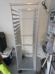New Age Industrial Aluminum Full Height End Load Bakery Rack Full Size Pans
