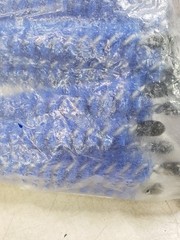 Goodway GTC-211-9/16 Tube Cleaning Brush, Blue Nylon, 9/16 (Bag of 25)