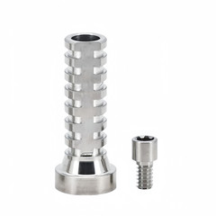 Dental Titanium Temporary Cylinder Ti MU Sleeve Multi Unit ⌀4.8 Abutment Fit NOB