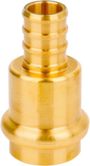 12 Pack 1/2″ Press Pro Press X 1/2″ PEX Adapter Crimp Fittings Brass Coupling Co