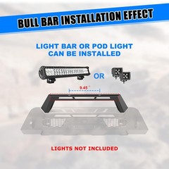 Toyota Tacoma 2012-2015 Mid-width Front Bumper Bull Bar LED Mount Paintable 101S
