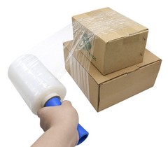 BOMEI PACK Plastics Industrial Mini Stretch Wrap Film Replacement 5″ x clear