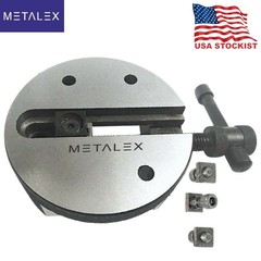 Round Vise 100mm Vice For 4″ Rotary Milling Table Supplied With M6 Tee Nuts USA