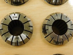 PARLEC 20 Piece ER40 Collet Set 5 to 25 mm Capacity ER40-S023 INCOMPLETE