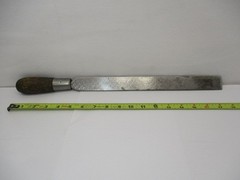 Hand Scraper with ” Scraped ” Finish Way Scraper 18″ Long w/ Handle Blunt End VG