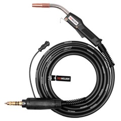 15ft 250Amp MIG Welding Gun Kit, Fits Tweco #2 and Miller M-25 Styles