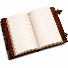 Handmade Leather Journal Notebook 8×6 with Lock Lined Pages Vintage Diary