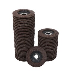 50 Pcs 4-1/2″×7/8″ 40 Grit Premium Zirconia Flap Disc Sanding Grinding Grey