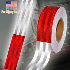 DOT-C2 Conspicuity Tape Car Truck Warning Reflective Reflector Stickers 2”x50’US