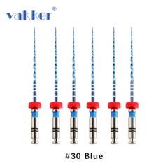 VAKKER Dental V Blue NiTi Rotary Endo Heat Activated Files #15-#60 Engine Use