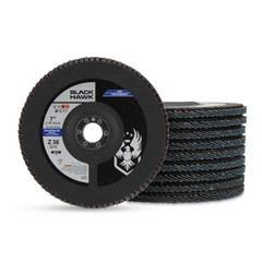 10 Pack – 7″ x 7/8″ 60 Grit Zirconia Flap Discs Sanding and Grinding Wheels T27