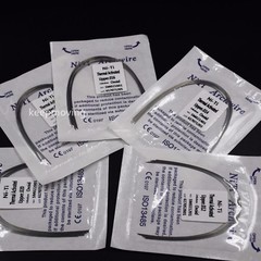 10 Packs Dental Orthodontic Thermal Activated Niti Round Arch Wire Upper + Lower