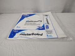 Office Depot Poster Boards 11in. x 14in. White 2 Packs Of 5 Each – 10 Total New
