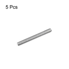 Fully Threaded Rod M6x55mm 1mm Pitch 304 Stainless Steel Right Hand 5Pcs